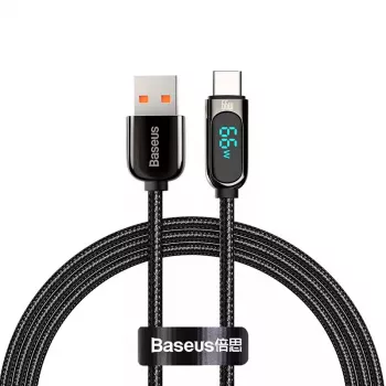 USB laidas Baseus CASX020001 1 m USB A USB C juodas