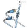 Hama atšvaitinis laidas 1,5 m mėlynas Lightning į USB C 3 A