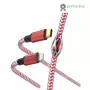 Hama atšvaitinis kabelis 1,5 m raudonas Lightning – USB C 3A