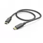 Hama įkrovimo laidas, USB-C – USB-C, 1 m, juodas