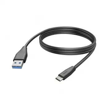 Hama 00201597 USB kabelis USB 2.0 3 m USB C USB A juodas