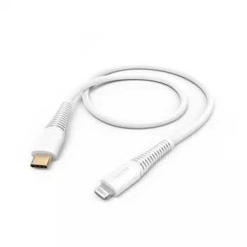 Laidas Lightning Hama 00201603 1,5 m Baltas 3 A USB C