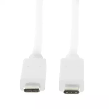 USB laidas LogiLink CU0131 USB 3.2 Gen 2 1 m USB-C baltas