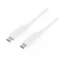 USB laidas LogiLink CU0131 USB 3.2 Gen 2 1 m USB-C baltas