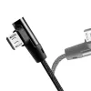 USB kabelis LogiLink CU0142 USB 2.0 0,3 m USB A – Micro-USB B juodas