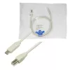 LogiLink CU0160 USB 2.0 laidas iš USB-C į USB-B, 1 m, pilkas