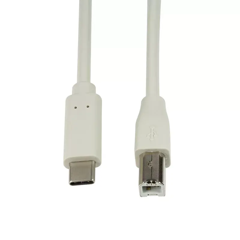LogiLink CU0160 USB 2.0 laidas iš USB-C į USB-B, 1 m, pilkas