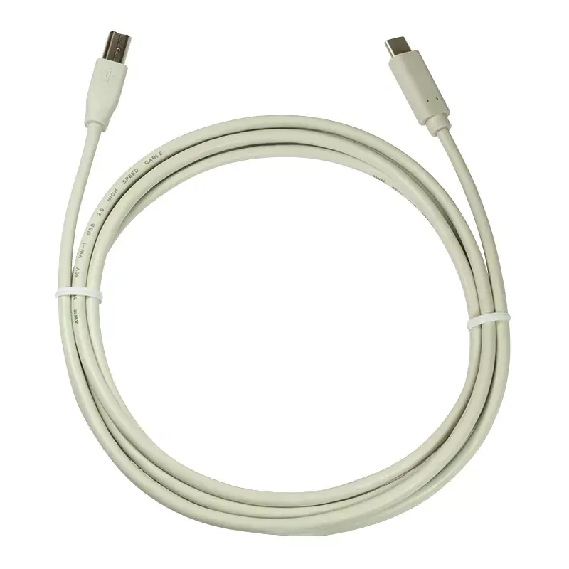 LogiLink CU0160 USB 2.0 laidas iš USB-C į USB-B, 1 m, pilkas