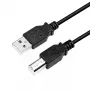 USB kabelis LogiLink CU0008B 3 m USB A – USB B juodas