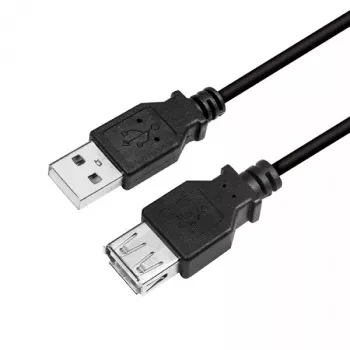 USB laidas LogiLink CU0012B 5 m USB 2.0 A-A juodas