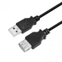USB laidas LogiLink CU0012B 5 m USB 2.0 A-A juodas