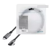 USB-C laidas LogiLink CU0183 2m juodas sidabrinis USB 2.0