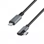 USB-C laidas LogiLink CU0183 2m juodas sidabrinis USB 2.0