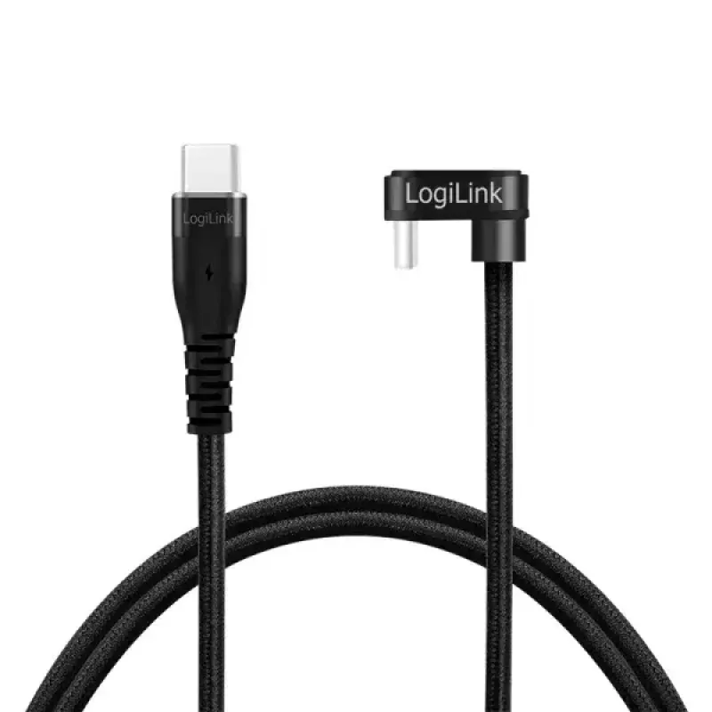 LogiLink CU0191 USB 2.0 laidas USB-C 2 m juodas