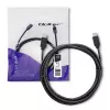 USB-C laidas Qoltec 52352 2,5 m USB 3.2 Gen 1 juodas