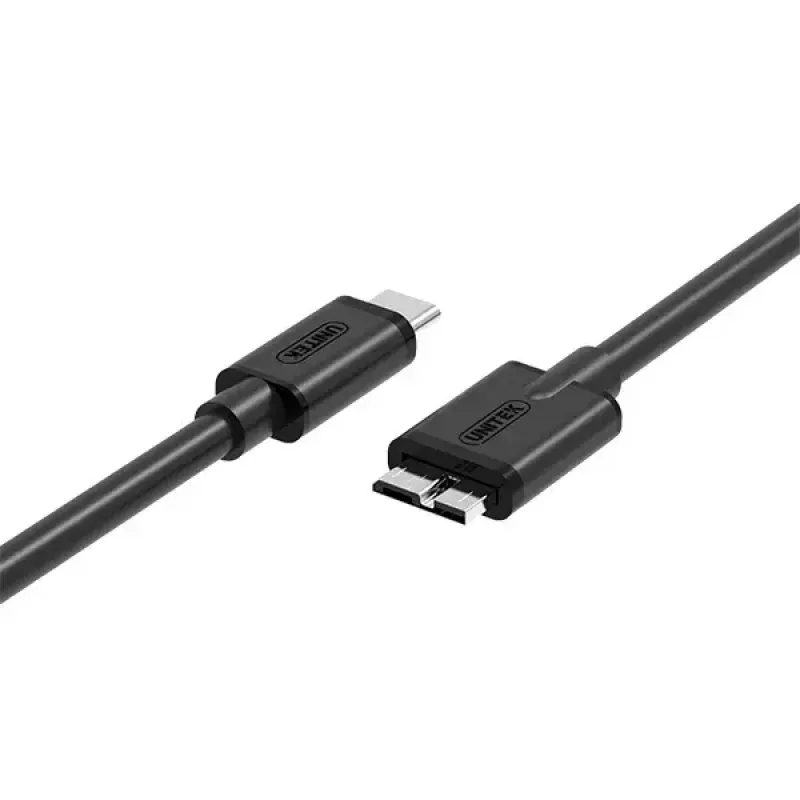 USB laidas UNITEK Y-C475BK USB 3.2 Gen 1 1m USB-C Micro-USB B juodas