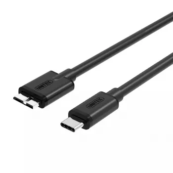 Unitek Y-C475BK USB-C į Micro-USB B laidas, USB 3.0, 1 m, juodas