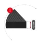 Kampinis žaidimų stalas Huzaro Hero 6.3 Black L formos anglies pluošto viršus 1540×1170×740 mm