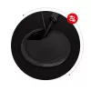 Kampinis žaidimų stalas Huzaro Hero 6.3 Black L formos anglies pluošto viršus 1540×1170×740 mm