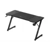 Ergonominis žaidimų stalas huzaro Hero 3.3 Juodas – tiesus stačiakampis 1400x600 mm