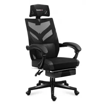 Žaidimų kėdė Huzaro Combat 5.0 su tinkliniu sėdėjimu Juoda