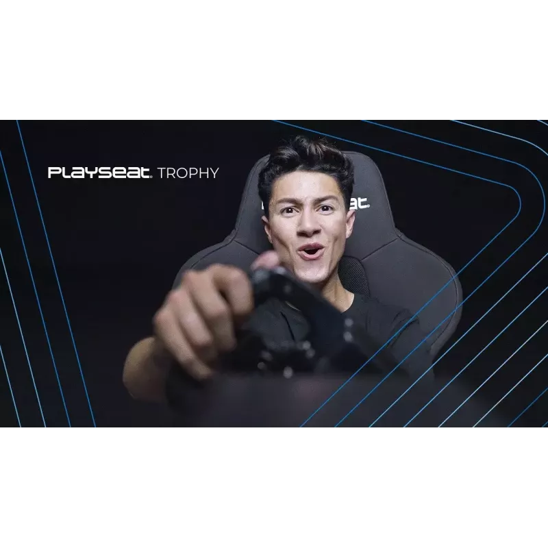 Universali žaidimų kėdė Playseat Trophy su apmušta sėdyne Juoda