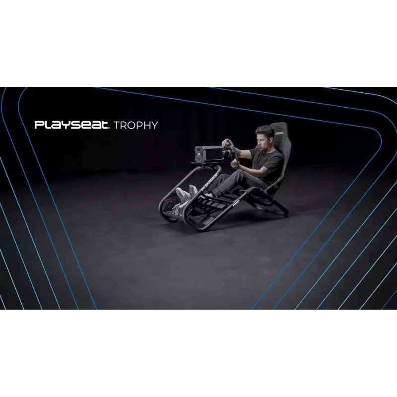 Universali žaidimų kėdė Playseat Trophy su apmušta sėdyne Juoda