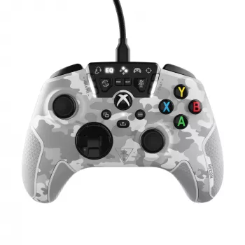 Turtle Beach Recon pilka, balta laidinis žaidimų pultas USB analoginis / skaitmeninis PC, Xbox, Xbox One, Xbox Series S, Xbox Series X