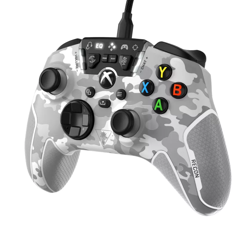 Turtle Beach Recon pilka, balta laidinis žaidimų pultas USB analoginis / skaitmeninis PC, Xbox, Xbox One, Xbox Series S, Xbox Series X
