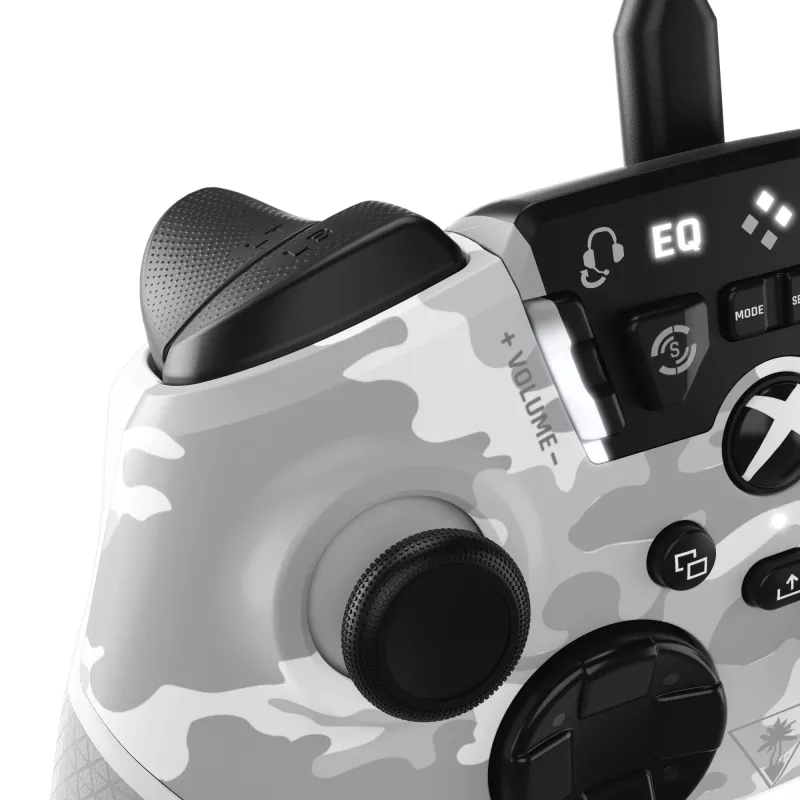Turtle Beach Recon pilka, balta laidinis žaidimų pultas USB analoginis / skaitmeninis PC, Xbox, Xbox One, Xbox Series S, Xbox Series X