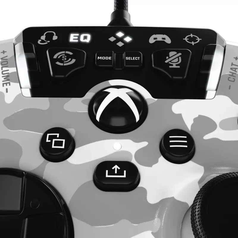 Turtle Beach Recon pilka, balta laidinis žaidimų pultas USB analoginis / skaitmeninis PC, Xbox, Xbox One, Xbox Series S, Xbox Series X