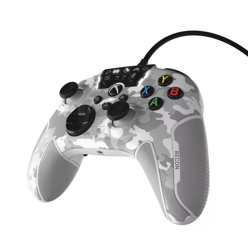 Turtle Beach Recon pilka, balta laidinis žaidimų pultas USB analoginis / skaitmeninis PC, Xbox, Xbox One, Xbox Series S, Xbox Series X