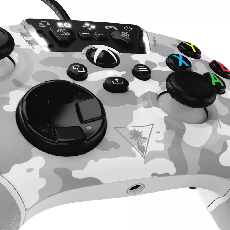Turtle Beach Recon pilka, balta laidinis žaidimų pultas USB analoginis / skaitmeninis PC, Xbox, Xbox One, Xbox Series S, Xbox Series X