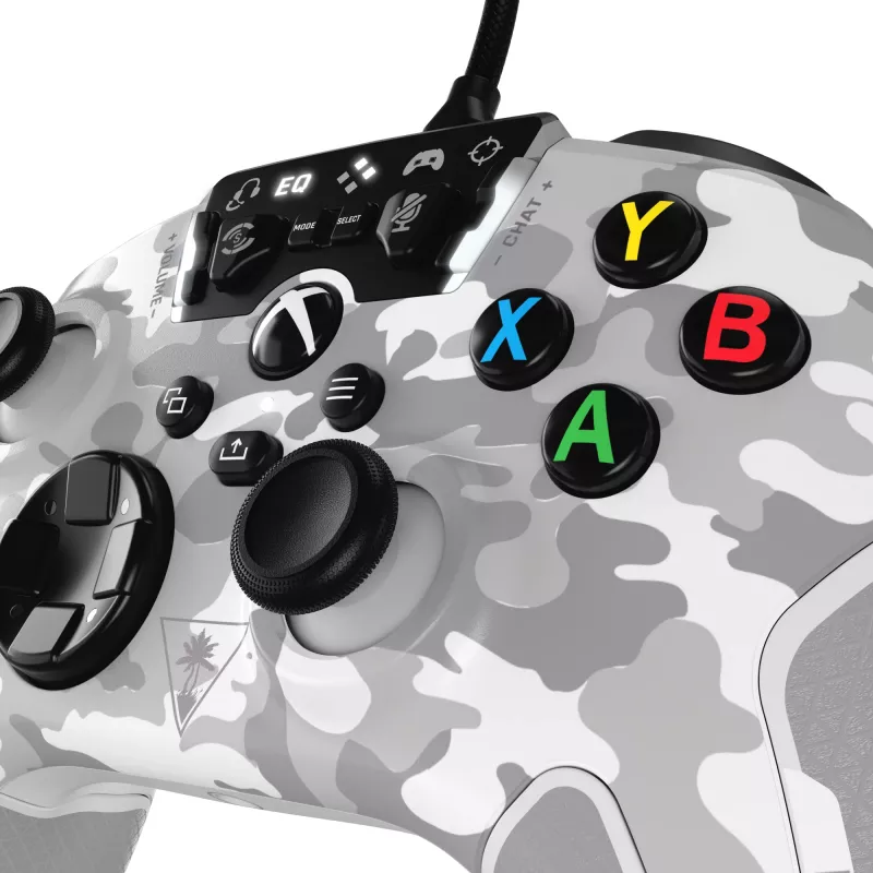 Turtle Beach Recon pilka, balta laidinis žaidimų pultas USB analoginis / skaitmeninis PC, Xbox, Xbox One, Xbox Series S, Xbox Series X