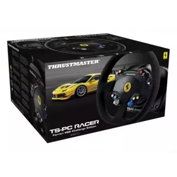 Thrustmaster TS-PC Racer Ferrari 488 Challenge Edition vairas, juodas, USB 2.0, analoginis/digitalinis