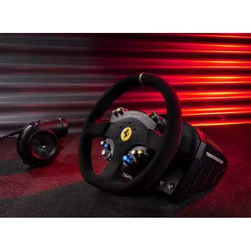 Thrustmaster TS-PC Racer Ferrari 488 Challenge Edition vairas, juodas, USB 2.0, analoginis/digitalinis