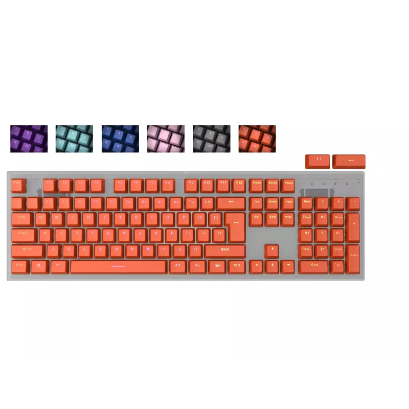 Klavišų dangteliai GENESIS LEAD 300 Universal ABS Oranžiniai