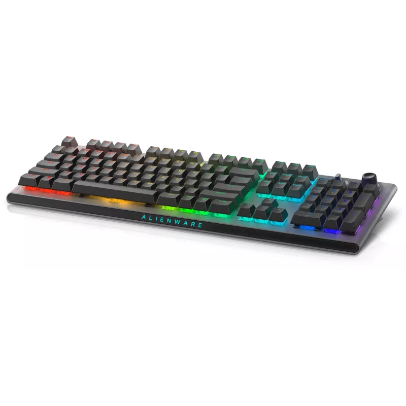 Alienware Tri-Mode AW920K klaviatūra žaidimams USB + RF belaidis + Bluetooth pilka