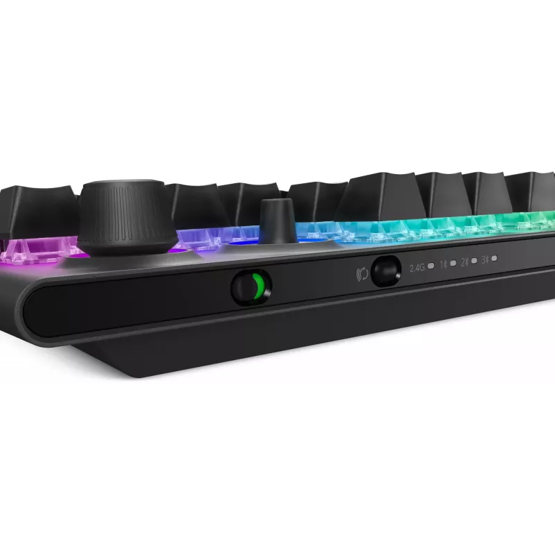 Alienware Tri-Mode AW920K klaviatūra žaidimams USB + RF belaidis + Bluetooth pilka