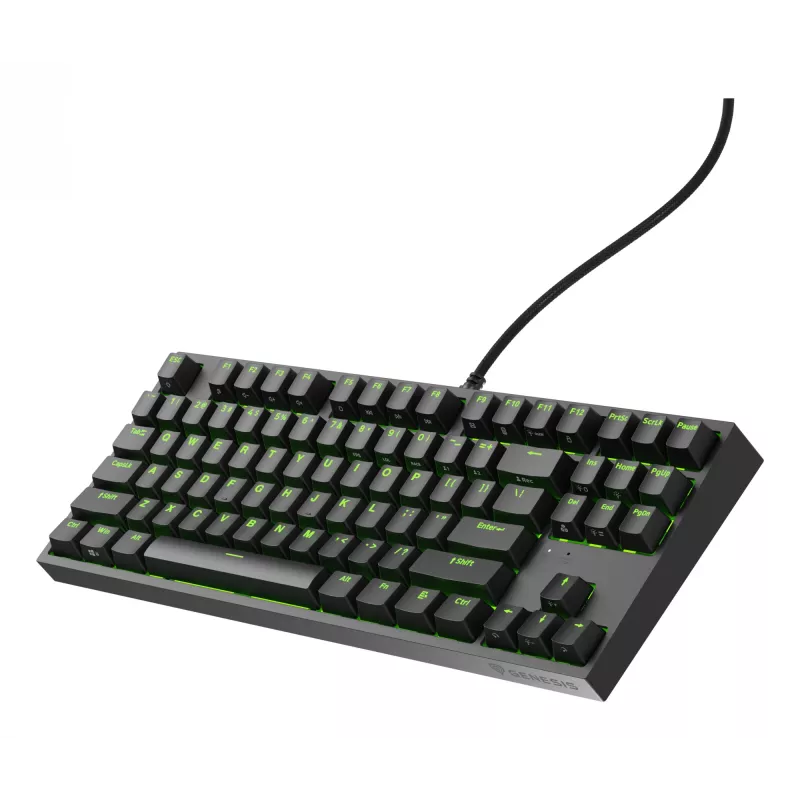 GENESIS Thor 404 TKL klaviatūra žaidimams USB QWERTY US International juoda