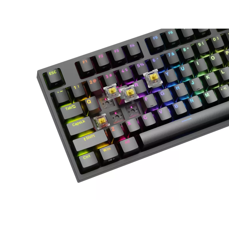 GENESIS Thor 404 TKL klaviatūra žaidimams USB QWERTY US International juoda