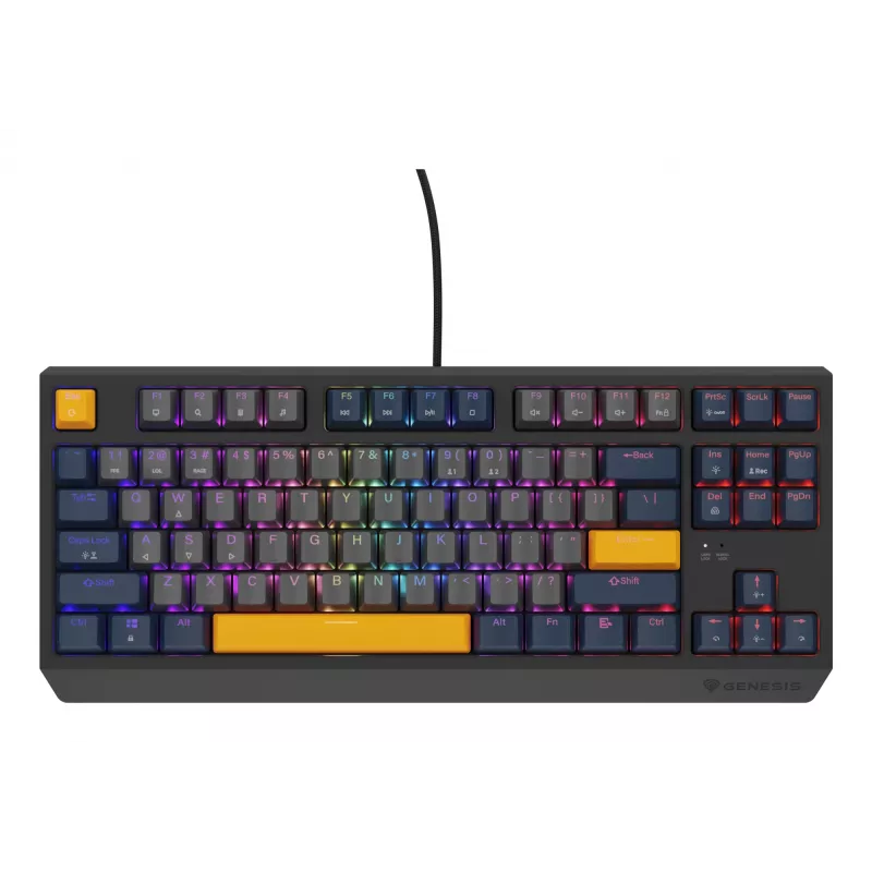 GENESIS Thor 230 TKL klaviatūra žaidimams USB QWERTY anglų mėlyna