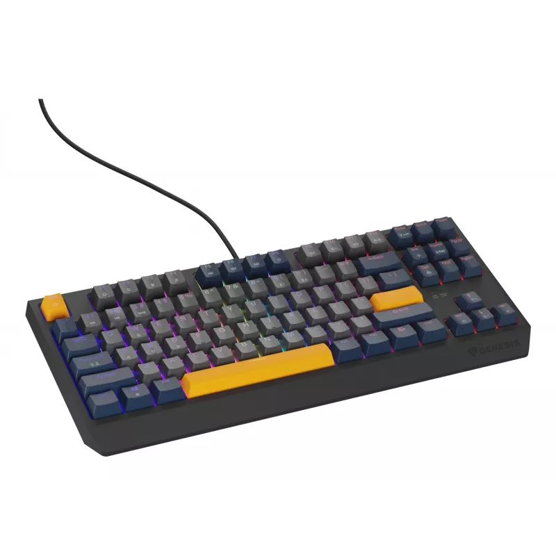 GENESIS Thor 230 TKL klaviatūra žaidimams USB QWERTY anglų mėlyna