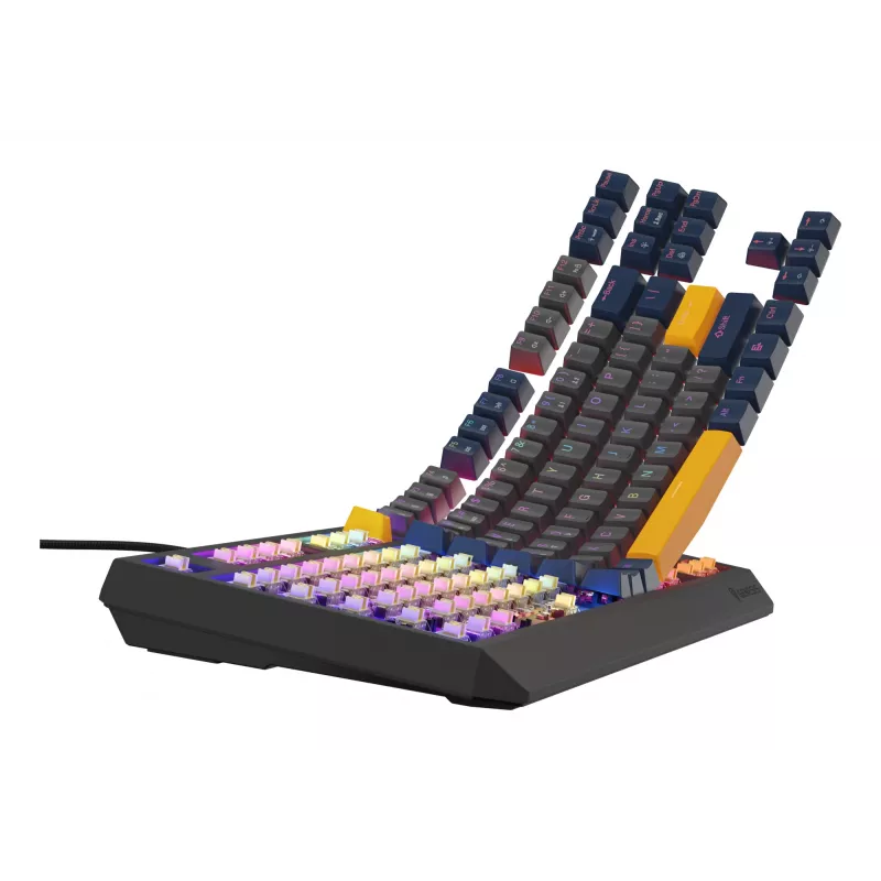GENESIS Thor 230 TKL klaviatūra žaidimams USB QWERTY anglų mėlyna