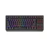 Mechaninė žaidimų klaviatūra GENESIS Thor 230 TKL be skaičių bloko – USB, RF belaidis, Bluetooth, 87 klavišų QWERTY, pilka