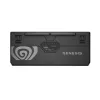Mechaninė žaidimų klaviatūra GENESIS Thor 230 TKL be skaičių bloko – USB, RF belaidis, Bluetooth, 87 klavišų QWERTY, pilka