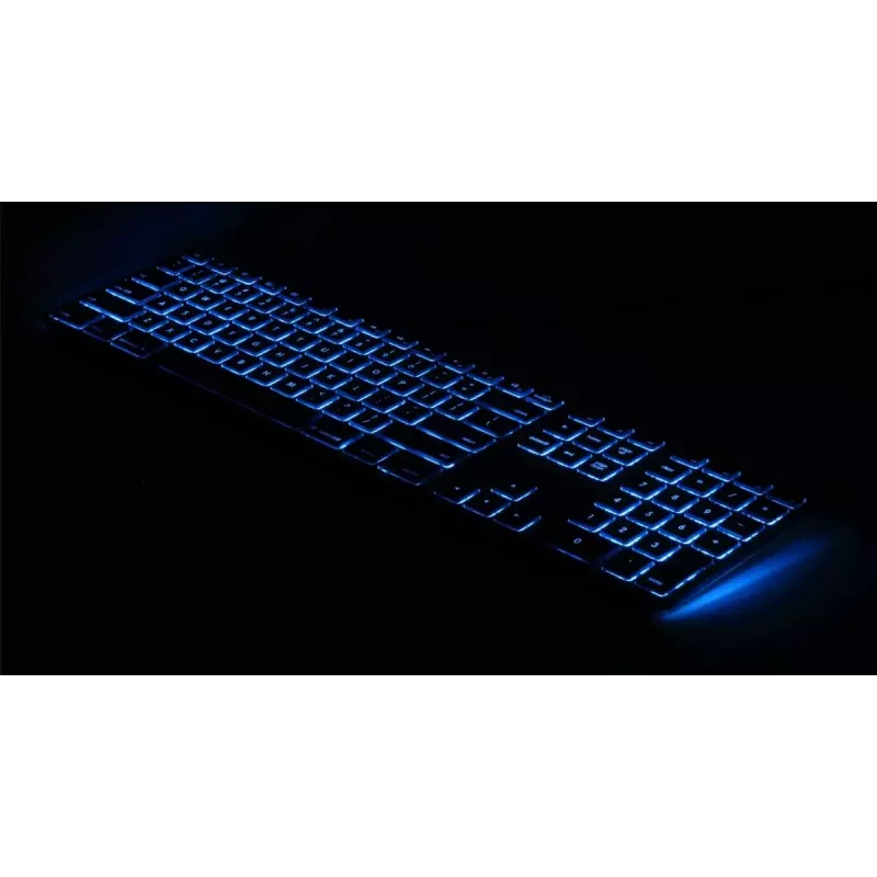 Klaviatūra Matias FK318LB-UK RGB apšvietimas Mac Space Gray — be skaičių bloko, JK išdėstymas