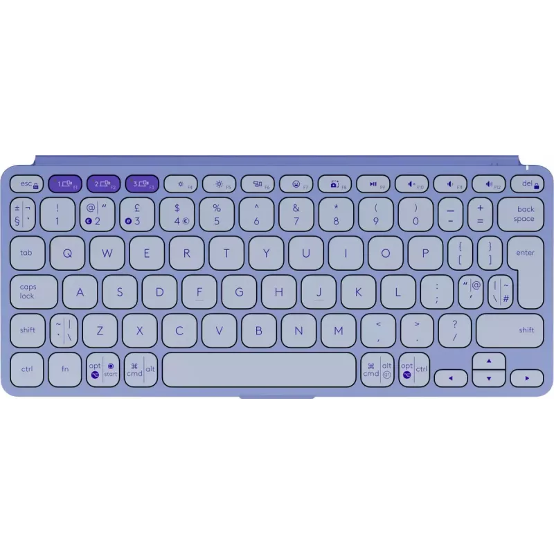 Logitech Keys-To-Go 2 klaviatūra Bluetooth QWERTY US International alyvinė