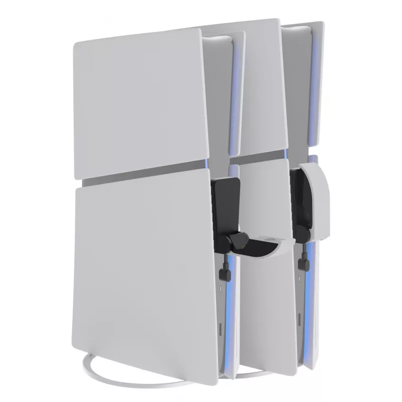 Įkrovimo sistema GENESIS Tin 305 PlayStation 5 Slim laidinė juoda balta