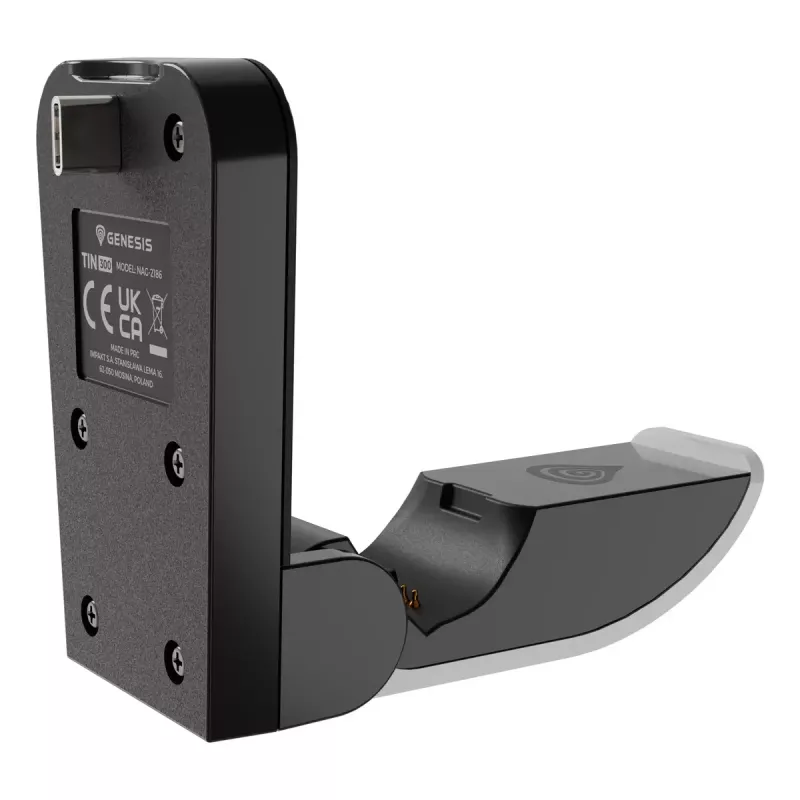 Įkrovimo sistema GENESIS Tin 300 Wired Black White skirta PlayStation 5